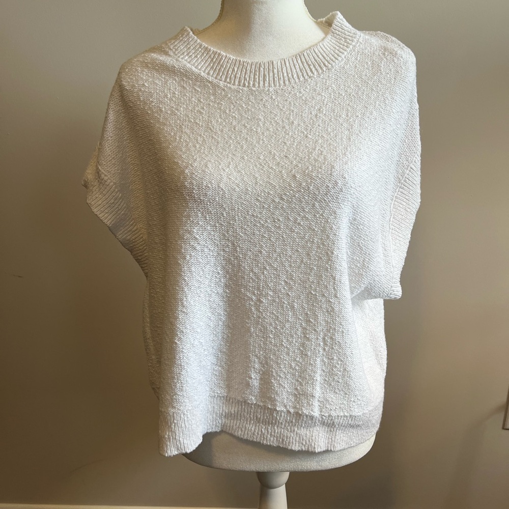 LOFT Cream Knit Sweater